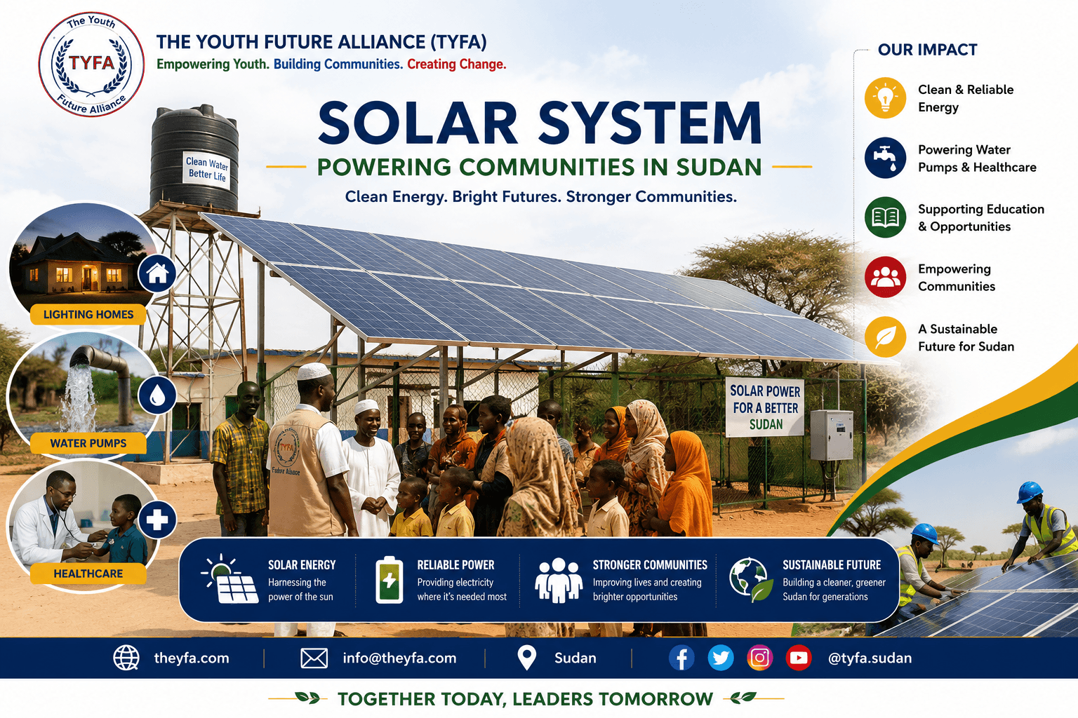 Solar System Installation in Sudan Darfur
